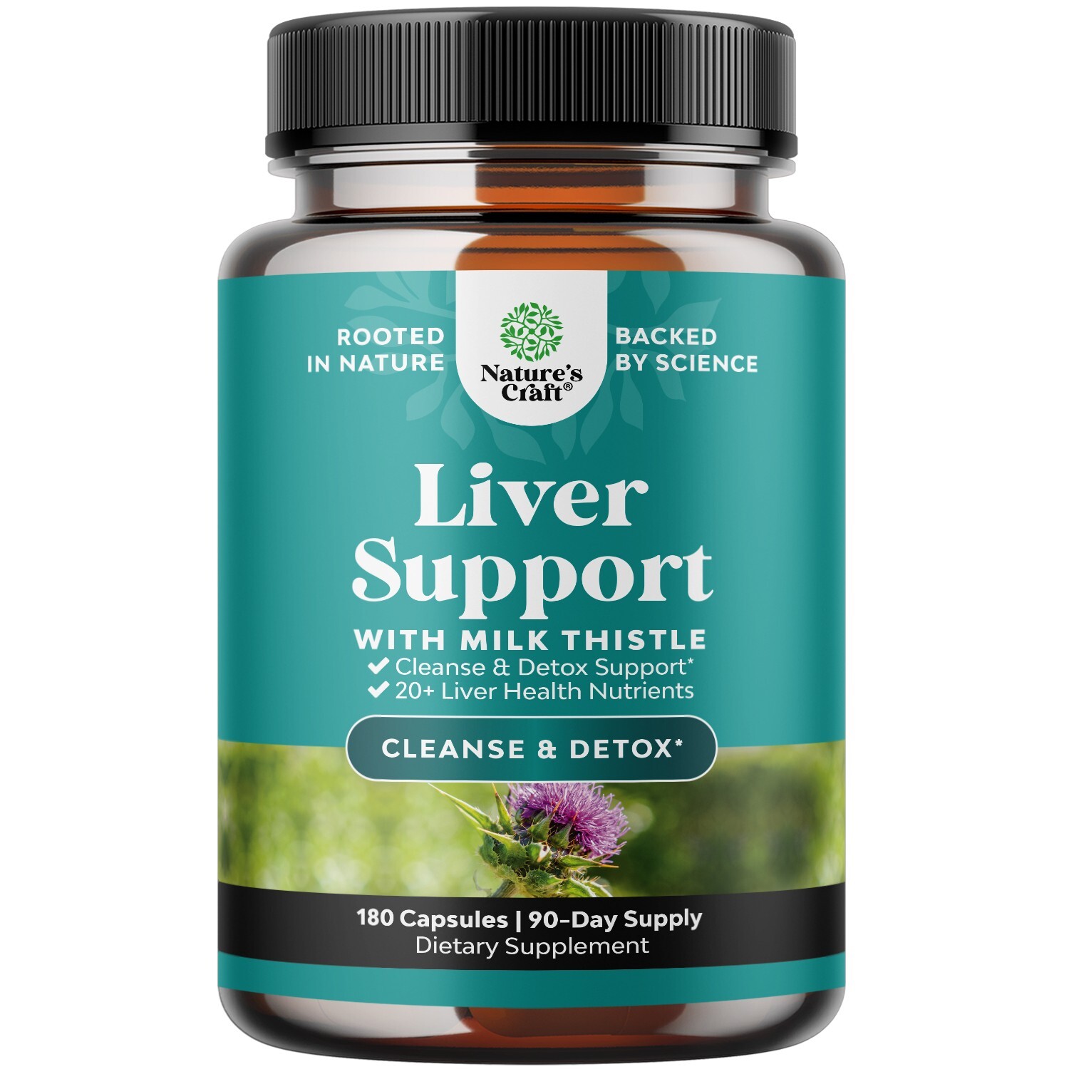 Liver Cleanse Detox & Repair Formula – Herbal Liver Support Supplement 180ct