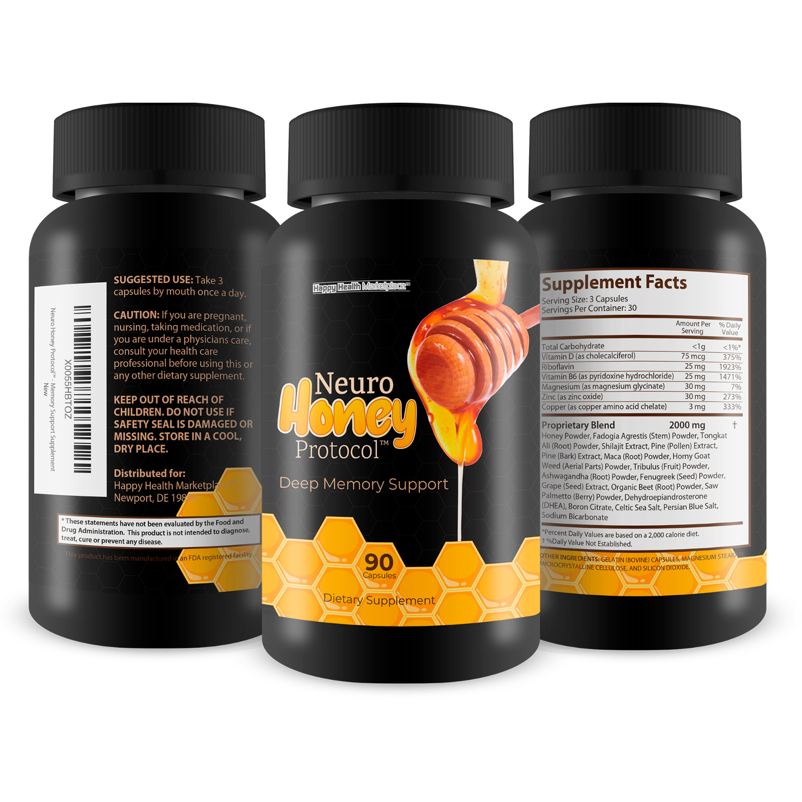 Neuro Honey Protocol – Our Best Honey Capsules for Memory Support – Memory