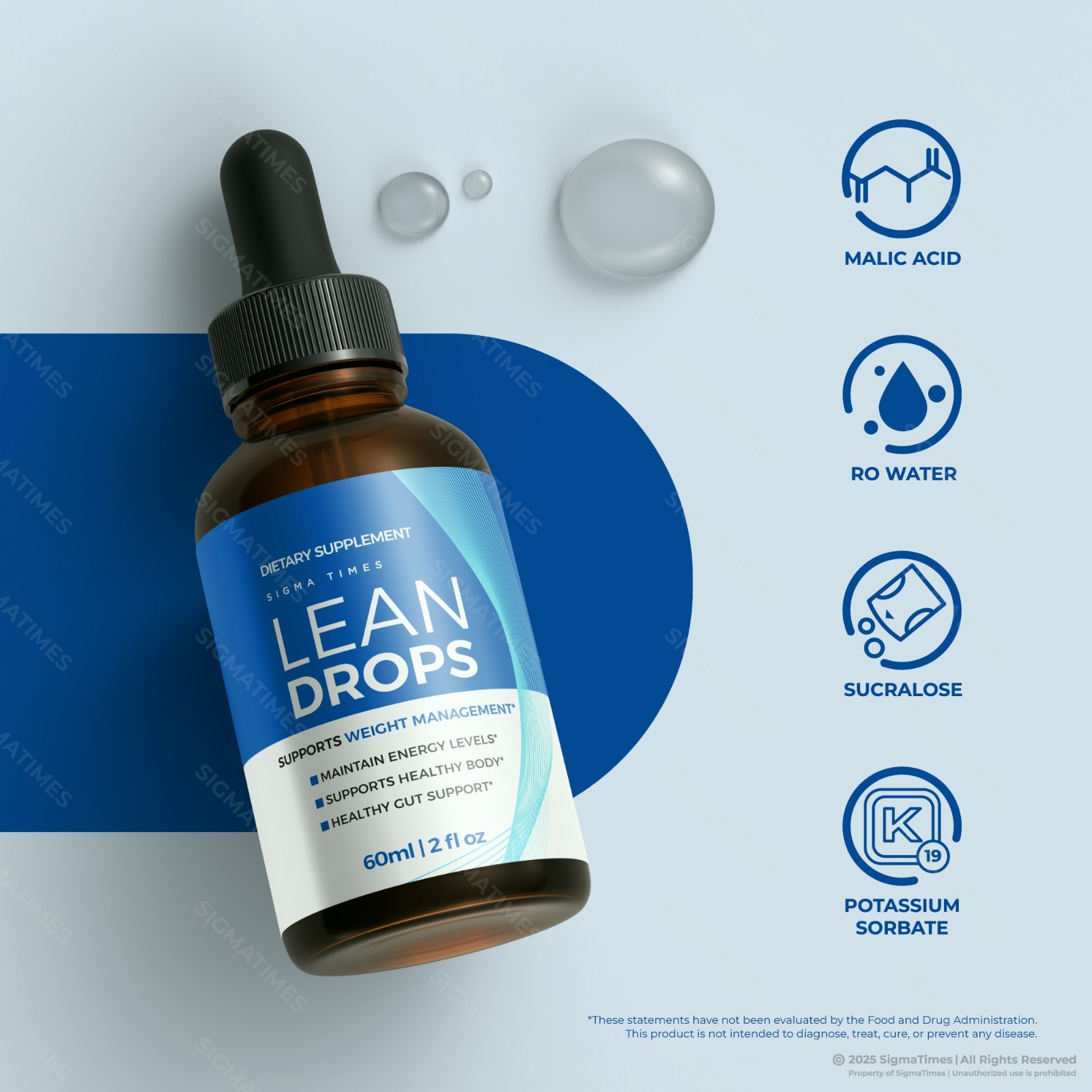 (2 Pack) Lean Drops for Weight Loss, Advanced LeanDrops Fat-Burning Formula