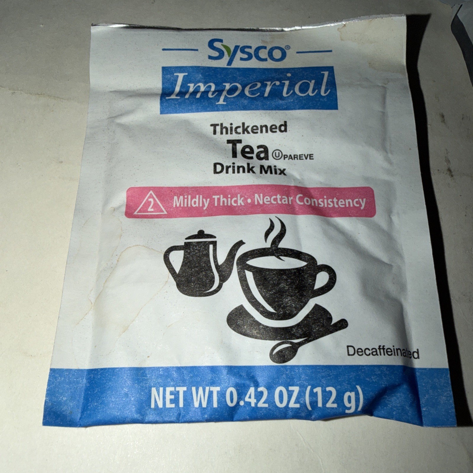 Lot 49 Thick & Easy Drink/Food Thickener Unflavored 5.5 Gram Packets/3 Sysco
