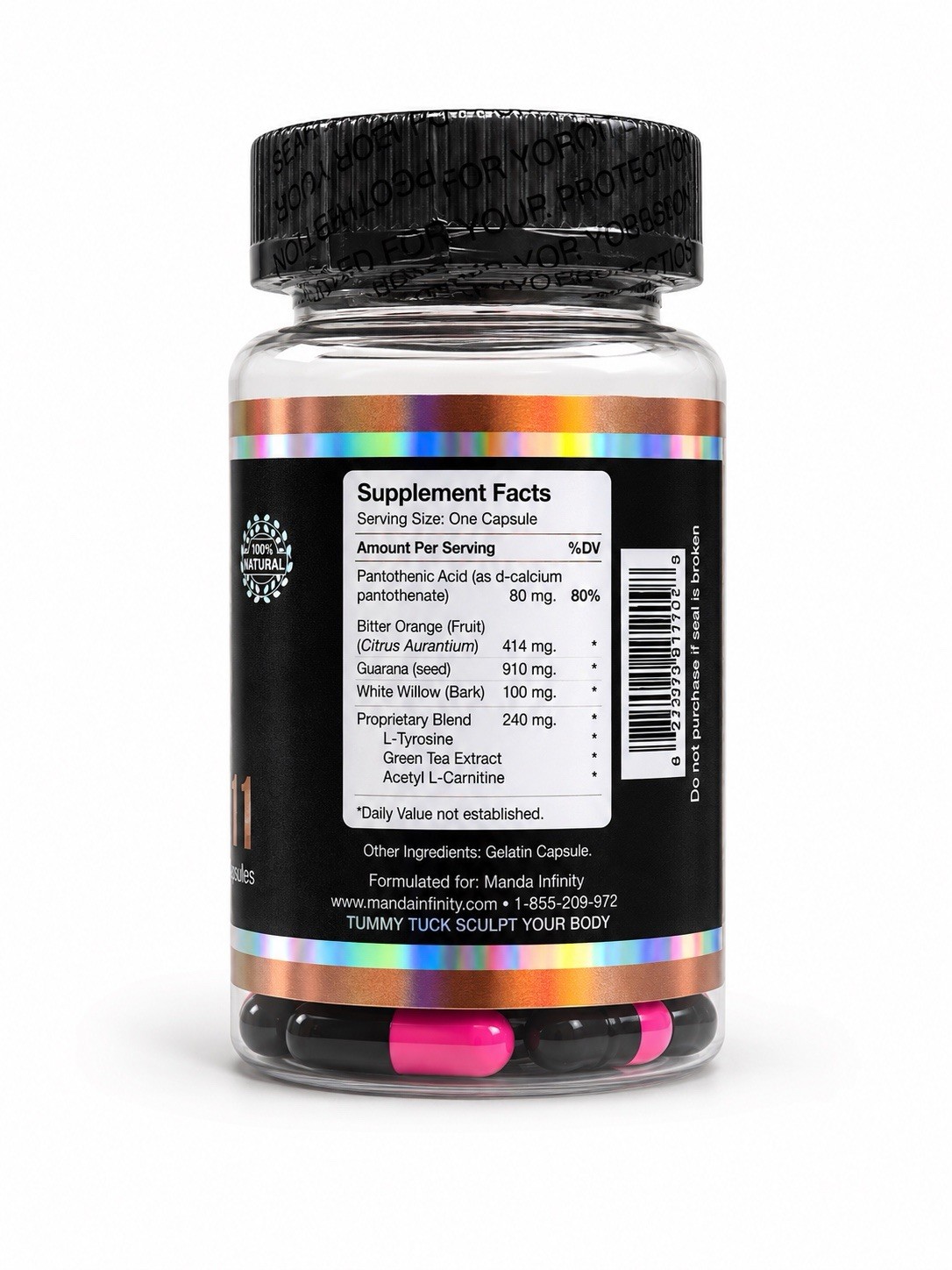 Beauty 911 Dietary Supplement Capsules 30 Count Factory Sealed
