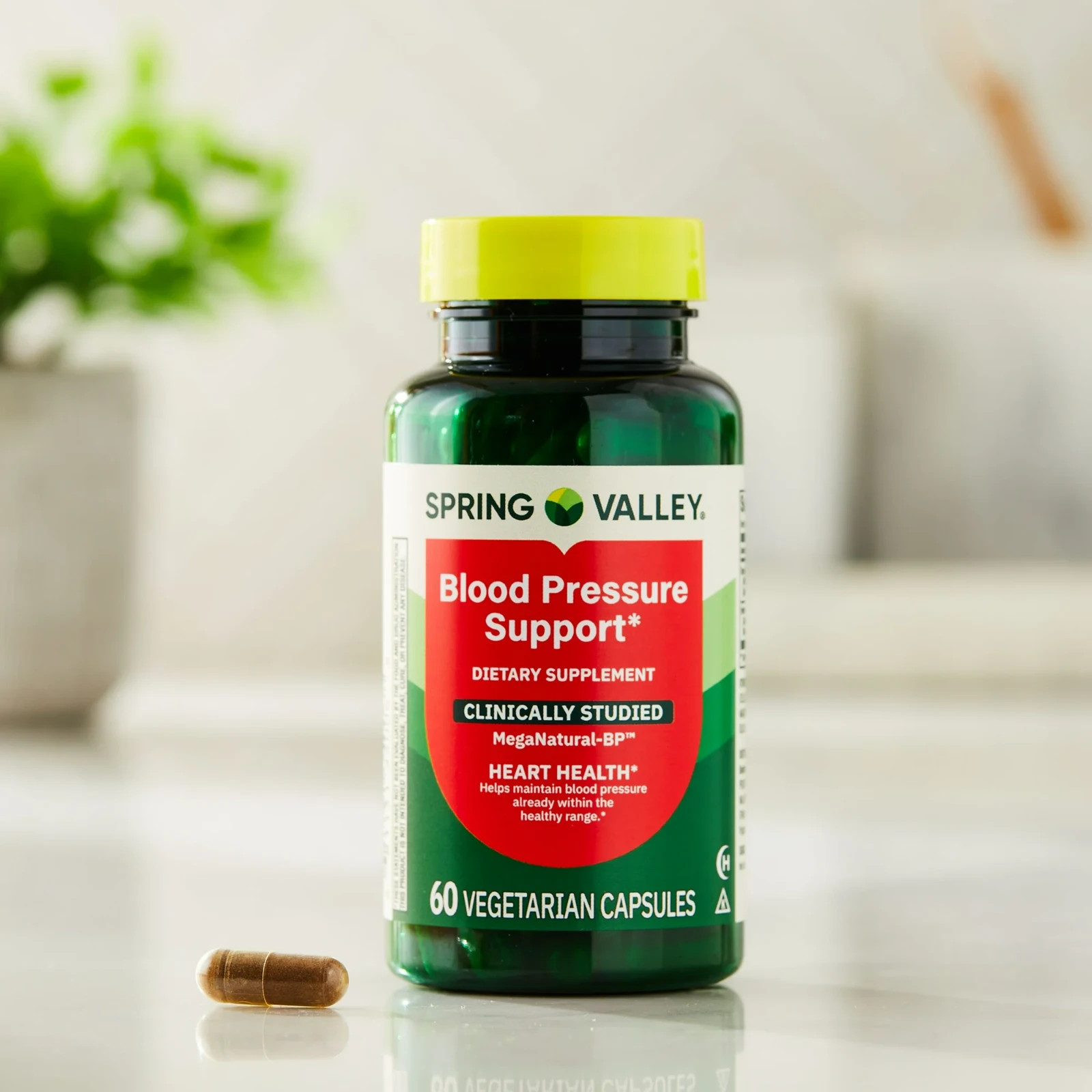 Spring Valley Blood Pressure Support Hearth Health 60 Vegetarian Capsules