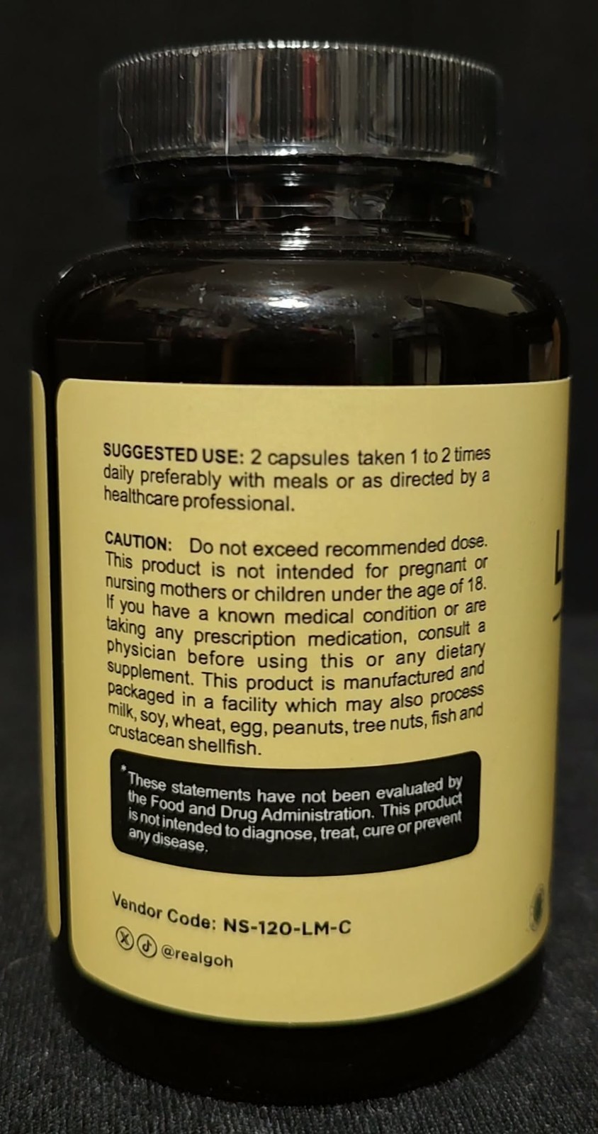 Lion’s Mane Turkey Tail Mushroom Extract Garden Herbz Dietary Supplement