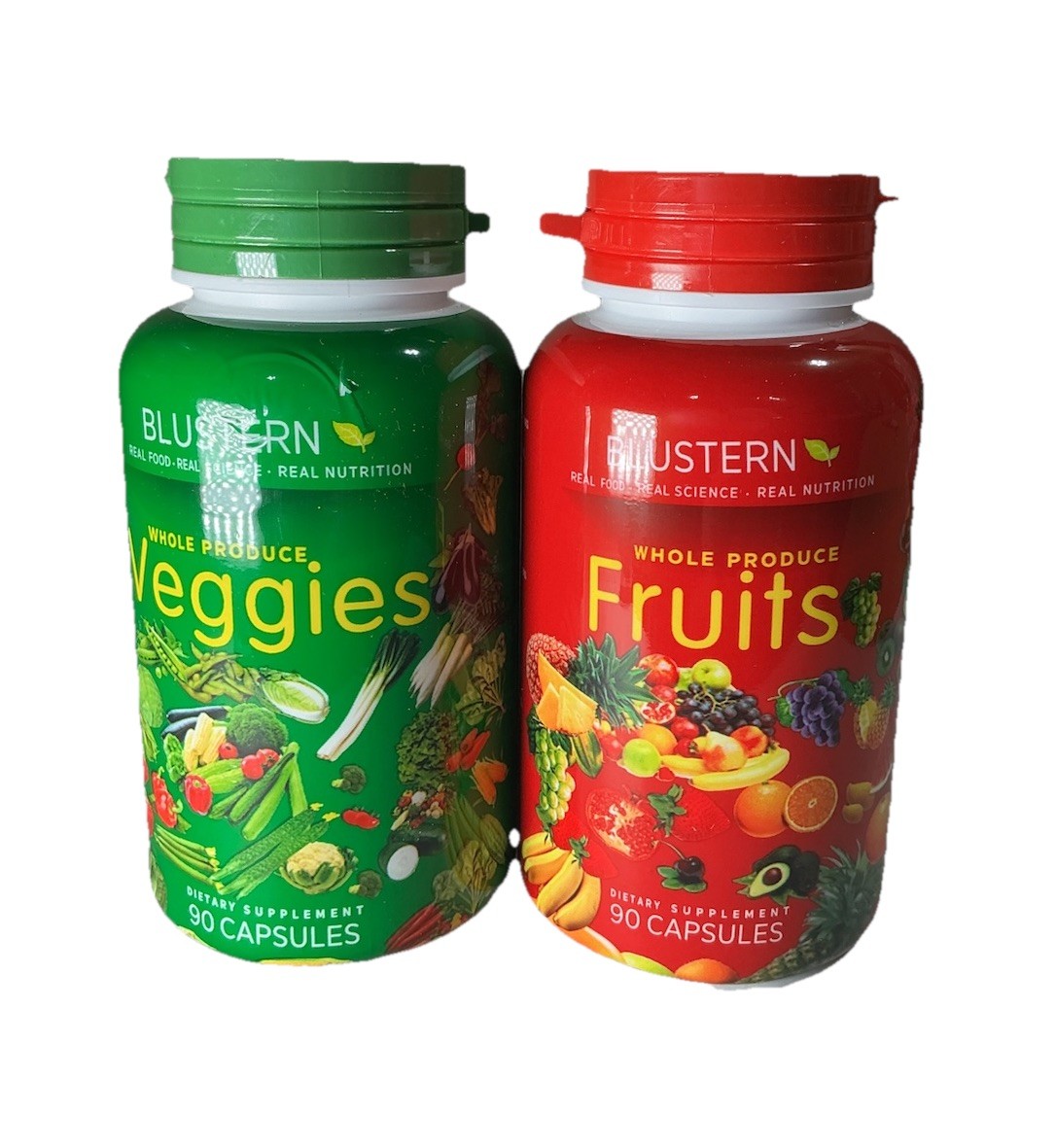 Veggie & Fruit Dietary Supplement Set of 2 – 90 Capsules Each