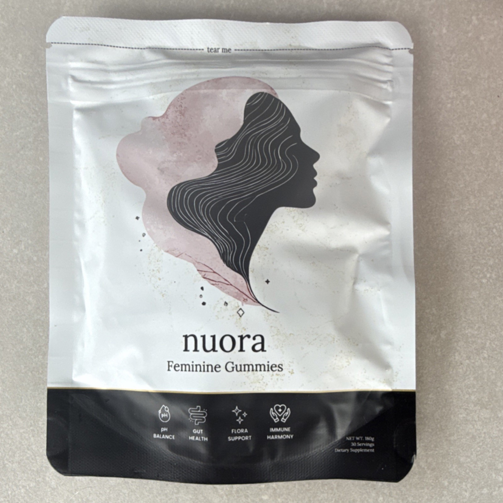 Nuora Feminine Gummies Pineapple Flavor 60 Ct Gut Health Immune Harmony
