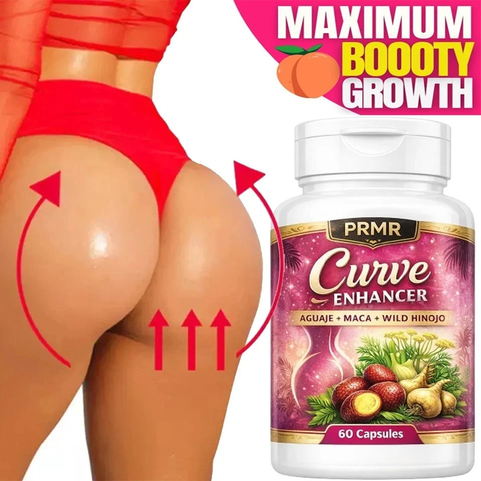 Aguaje + Black Maca + Fenugreek – Natural Glute, Hip & Curve Enhancer – 120 Caps