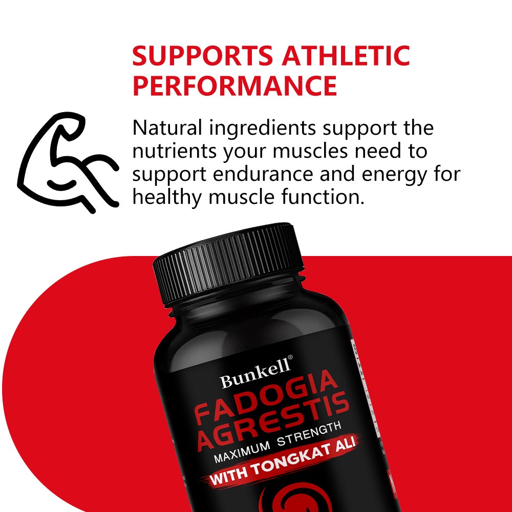 Bunkell 30/60/120 Caps-Maximum Strength Support for Men Vitality & Performance
