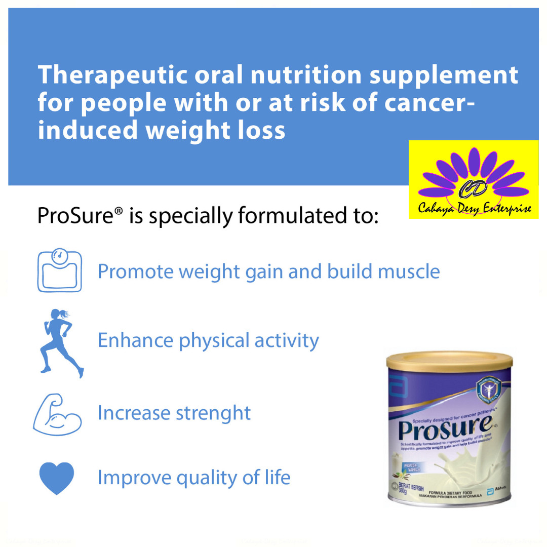 4 X Abbott Pro Sure Milk High Protein, Prebiotic & EPA 380g – Express Shipping