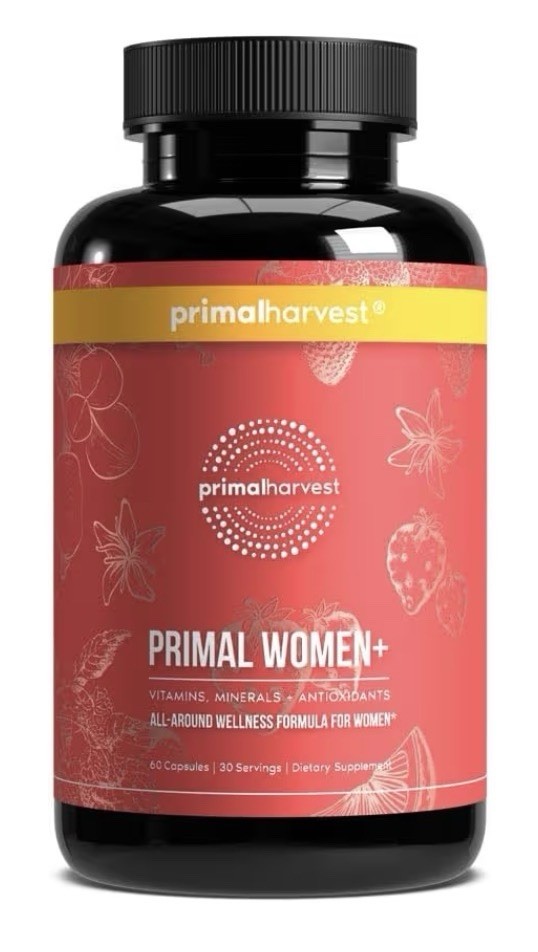 Primal Harvest Women+ Multivitamin All Around Multivitamin Formula 60 Capsules