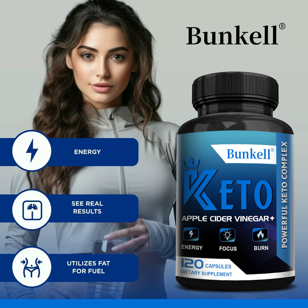 Keto with apple cider vinegar slim weight loss capsules diet supplement fat burn