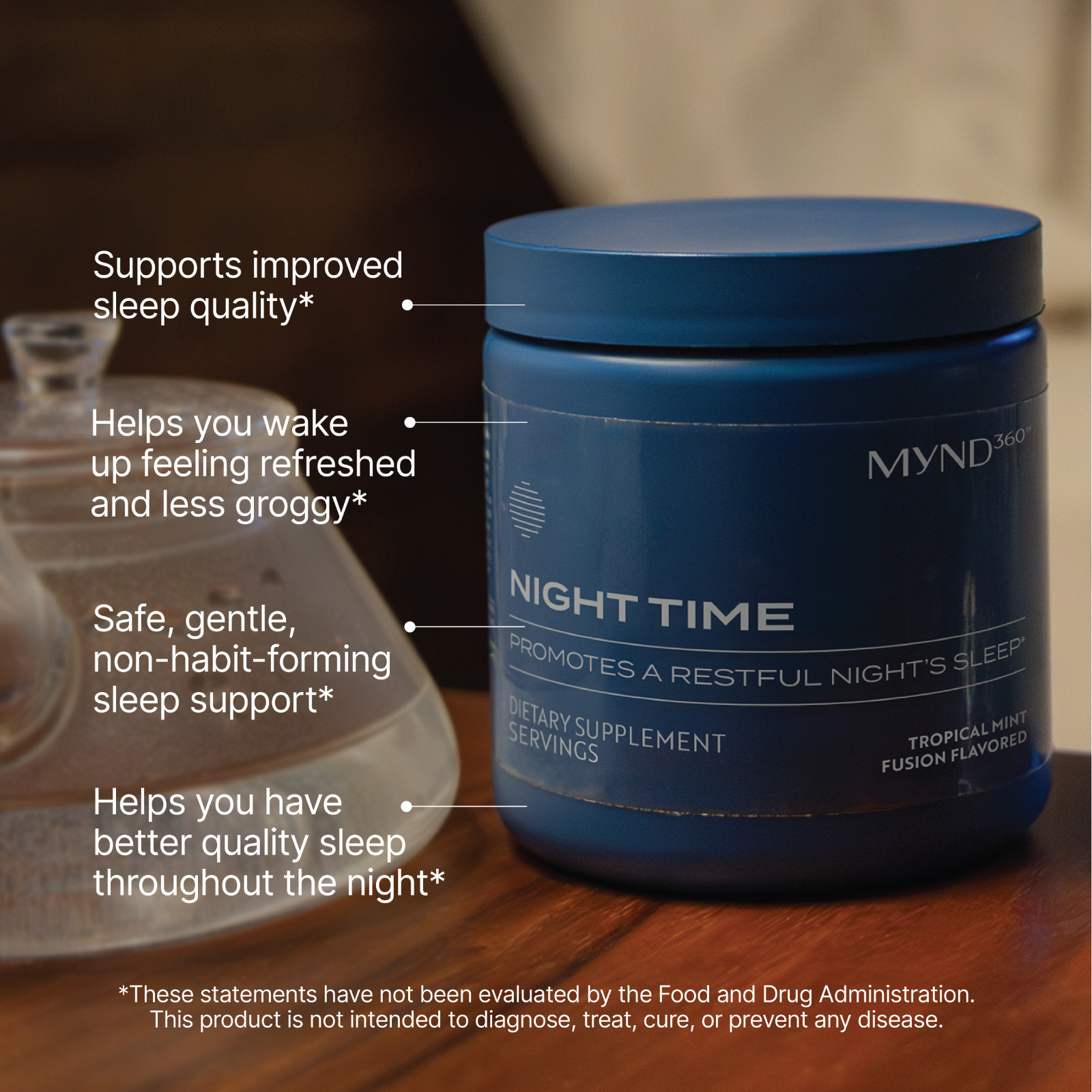 Nu Skin NuSkin Pharmanex MYND360 Night Time Exp 08/2027 [Tropical Sunset Flavor]