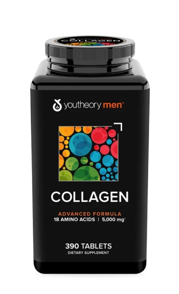 youtheory Men’s Collagen, Advanced Formula, 390 Tablets
