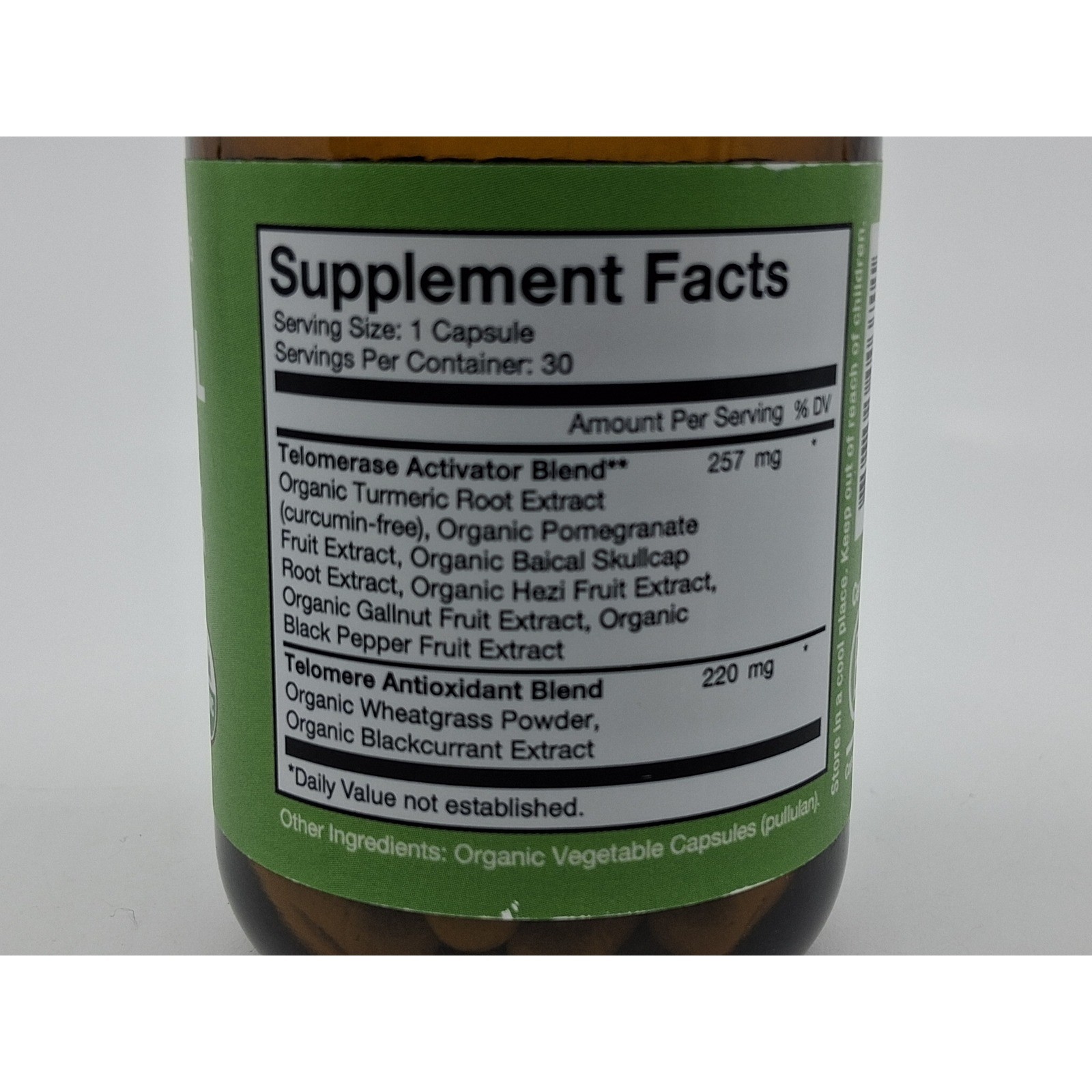 Touchstone Essentials Telo-Vital Longevity & Health 30 capsules Open EXP 2/2028