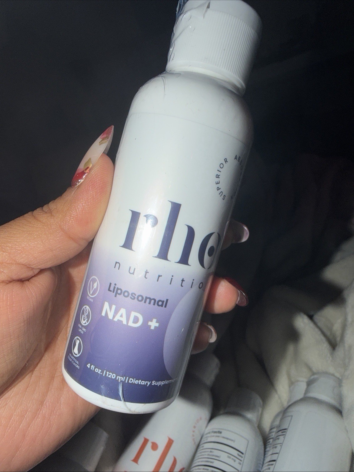 Rho Nutrition Liposomal NAD+ Liquid Antioxidant 4 fl oz 120 ml EXP 11/2027 NEW