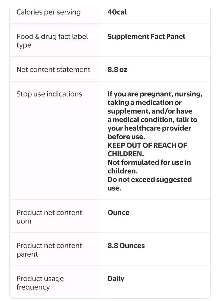 Two Benefiber Prebiotic Fiber+Superfruits 25 Day Supply 8.8 oz Powder Containers