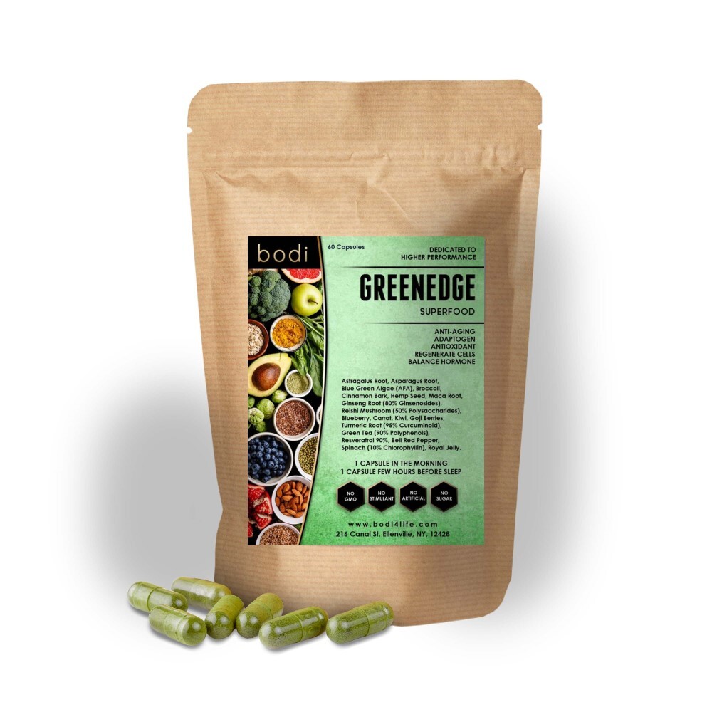 Greenedge Capsule Superfood | 60 Capsules | 100% Pure Natural Hand Crafted