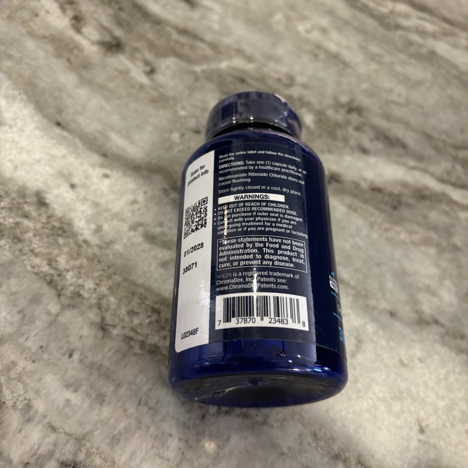 Life Extension NAD+ Cell Regenerator Resveratrol Elite 30 Vegetarian Caps EX1/28