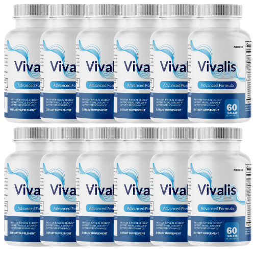 Vivalis Strength Vitality Booster, Support for Energy & Stamina – 12 Bottles