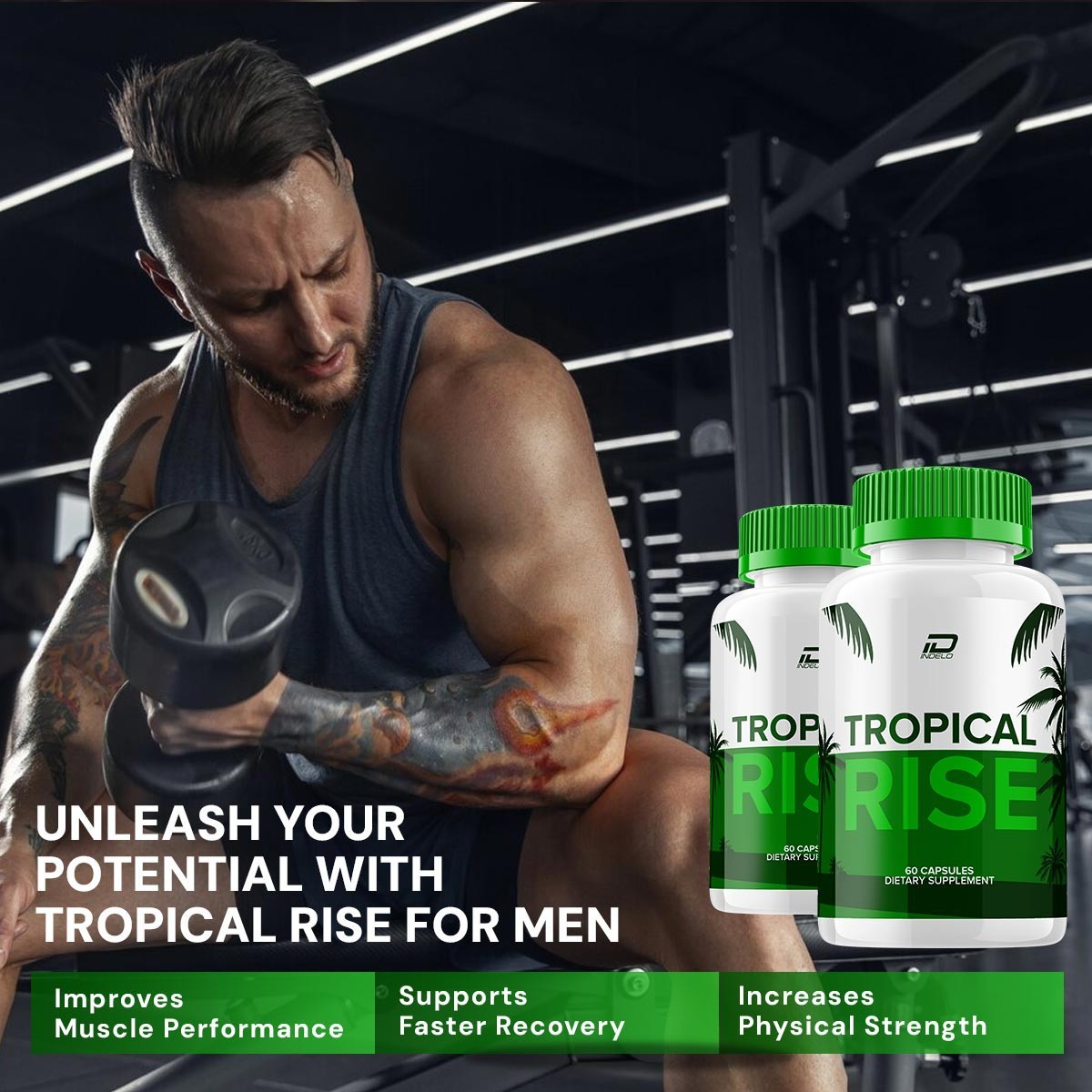 (1 Pack) Tropical Rise for Men Capsules – Tropical Rise Vitamin Complex Pills