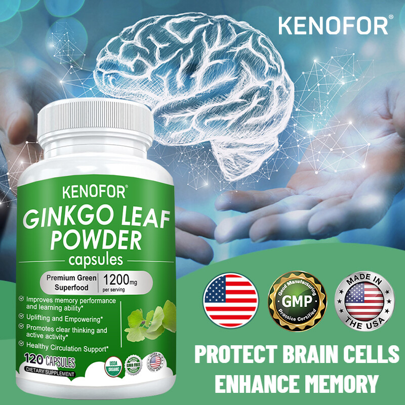 Ginkgo Biloba Extract Capsules- Improves Memory Performance and Learning ability