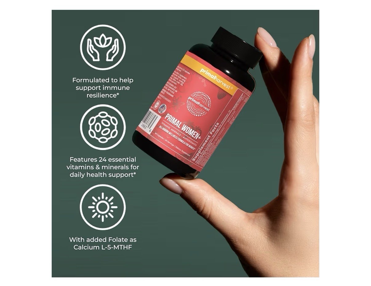 Primal Harvest Women+ Multivitamin All Around Multivitamin Formula 2 Packs