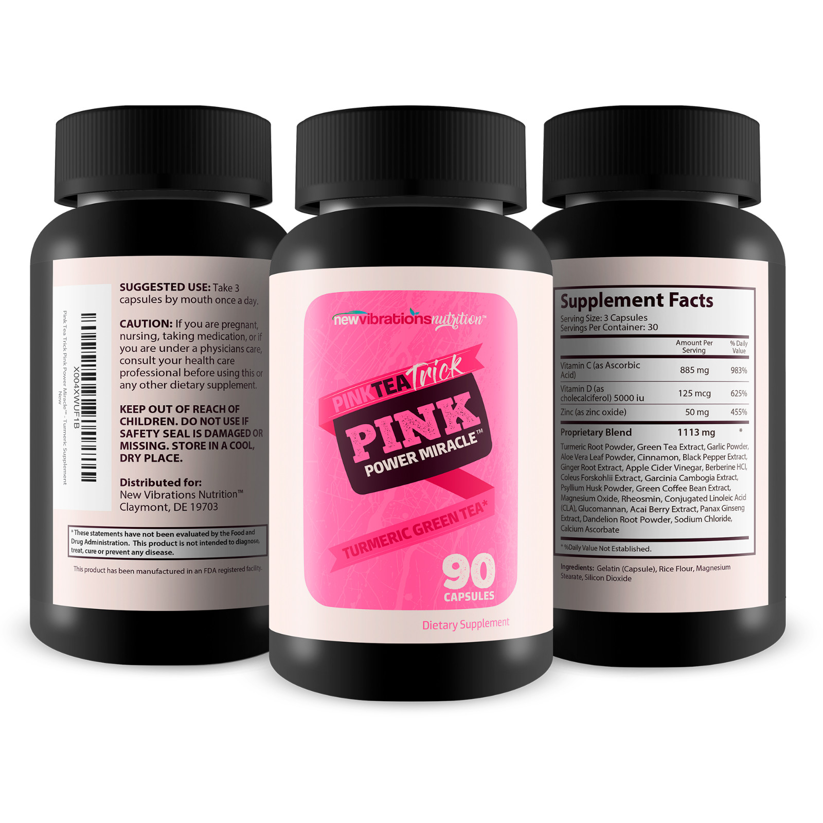 Pink Tea Trick Turmeric Green Tea – Pink Power Miracle Healthy Metabolic
