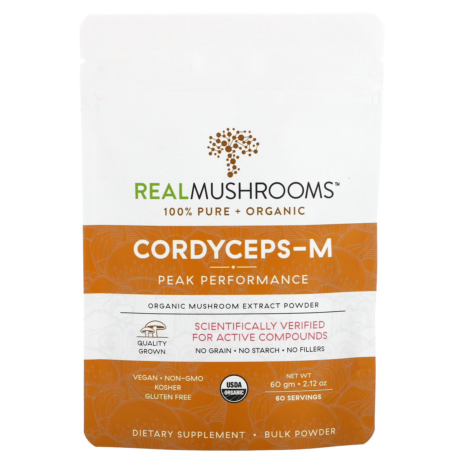 Cordyceps-M, Organic Mushroom Extract Powder, 2.12 oz (60 gm)