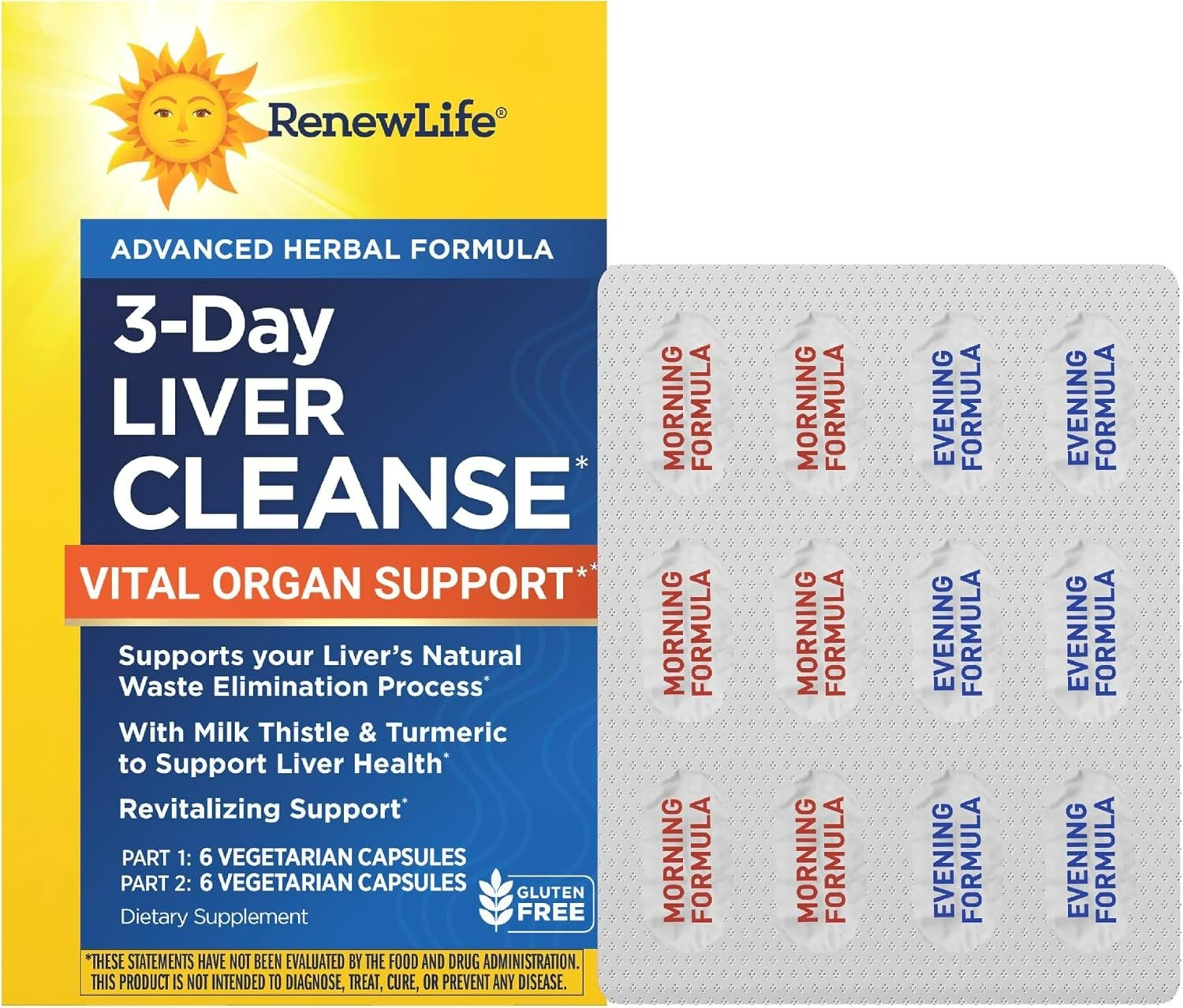Cleanse, Adult, 3-Day Liver Cleanse, Dietary Supplement, 2-Part, 3-Day Program