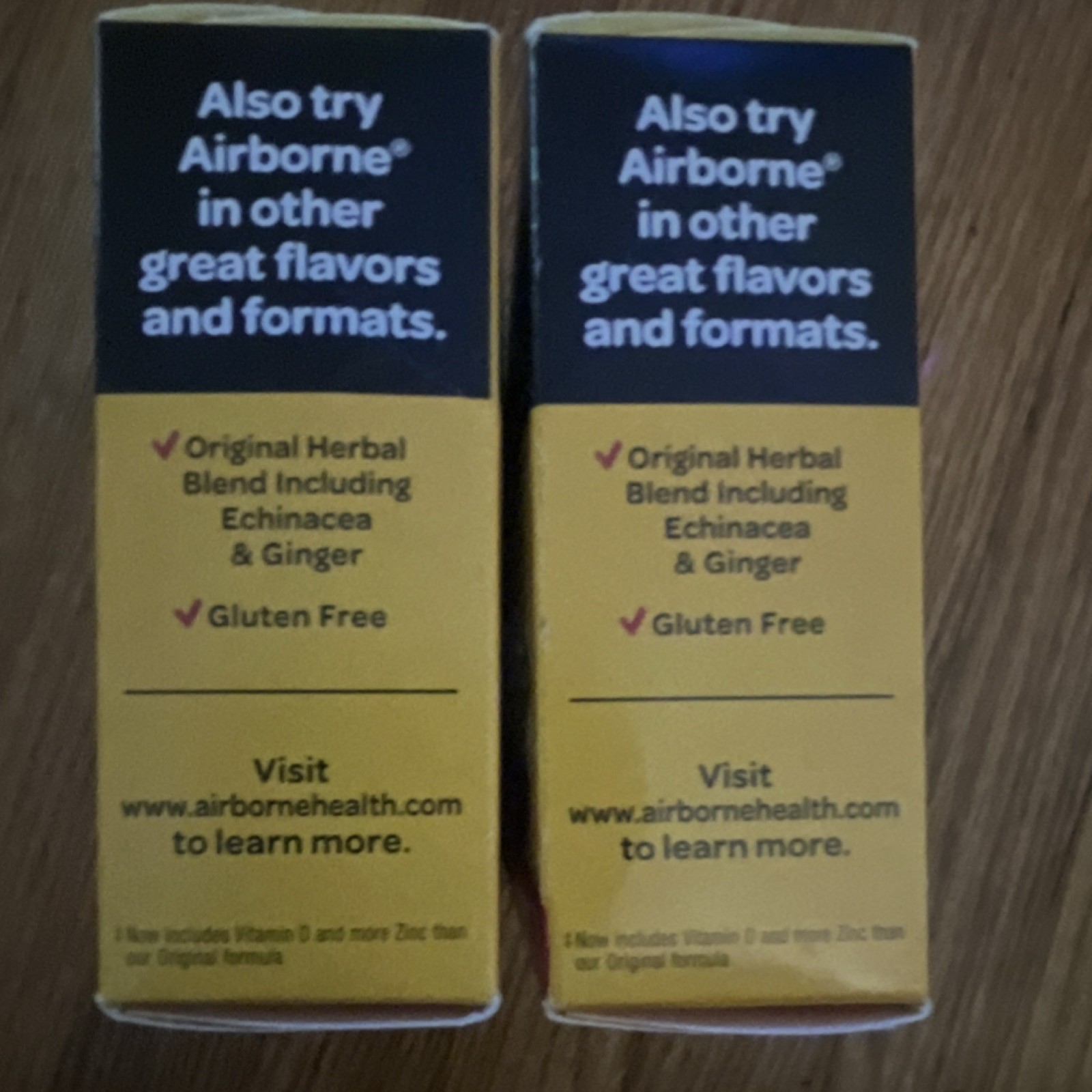 Airborne Immune Support Effervescent Tablets Very Berry 30 2 boxes exp 7/26