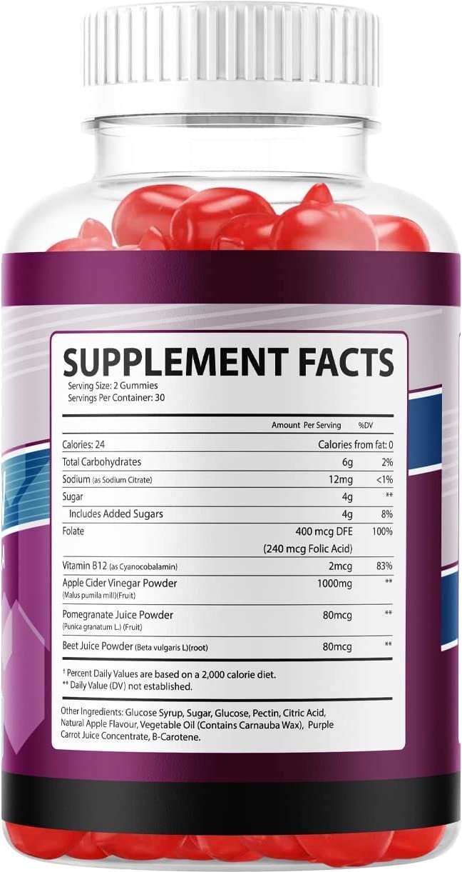 Rillvo (2 Pack) Keto SuperBurn Gummies ACV Gummies with Apple Cider Vinegar…