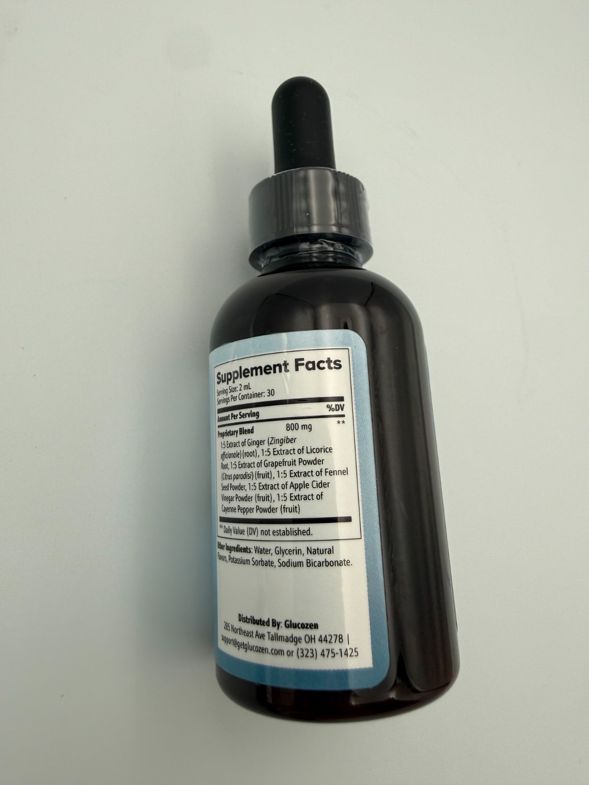 GlucoZen BLOOD SUGAR SUPPORT 2 Fl Oz (60 mL) DIETARY SUPPLEMENT