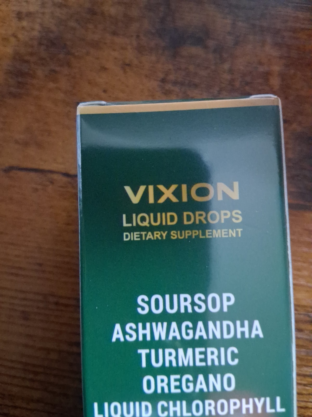 Vixion (Vyxion) Liquid Drop 1oz Soursop Ashwagandha Turmeric Supplement Exp 4/28