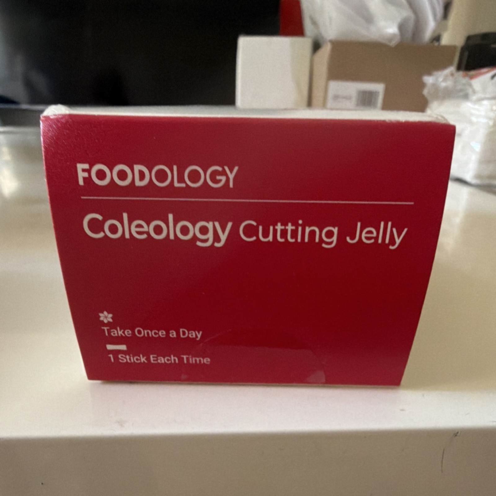 FOODOLOGY Coleology Cutting Jelly Weight Management Pomegranate 10 Sticks 250g