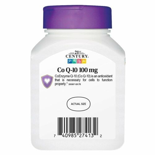 21st Century CoQ10 Heart Health Rapid Release Softgels Liquid Filled 100mg 90 ct