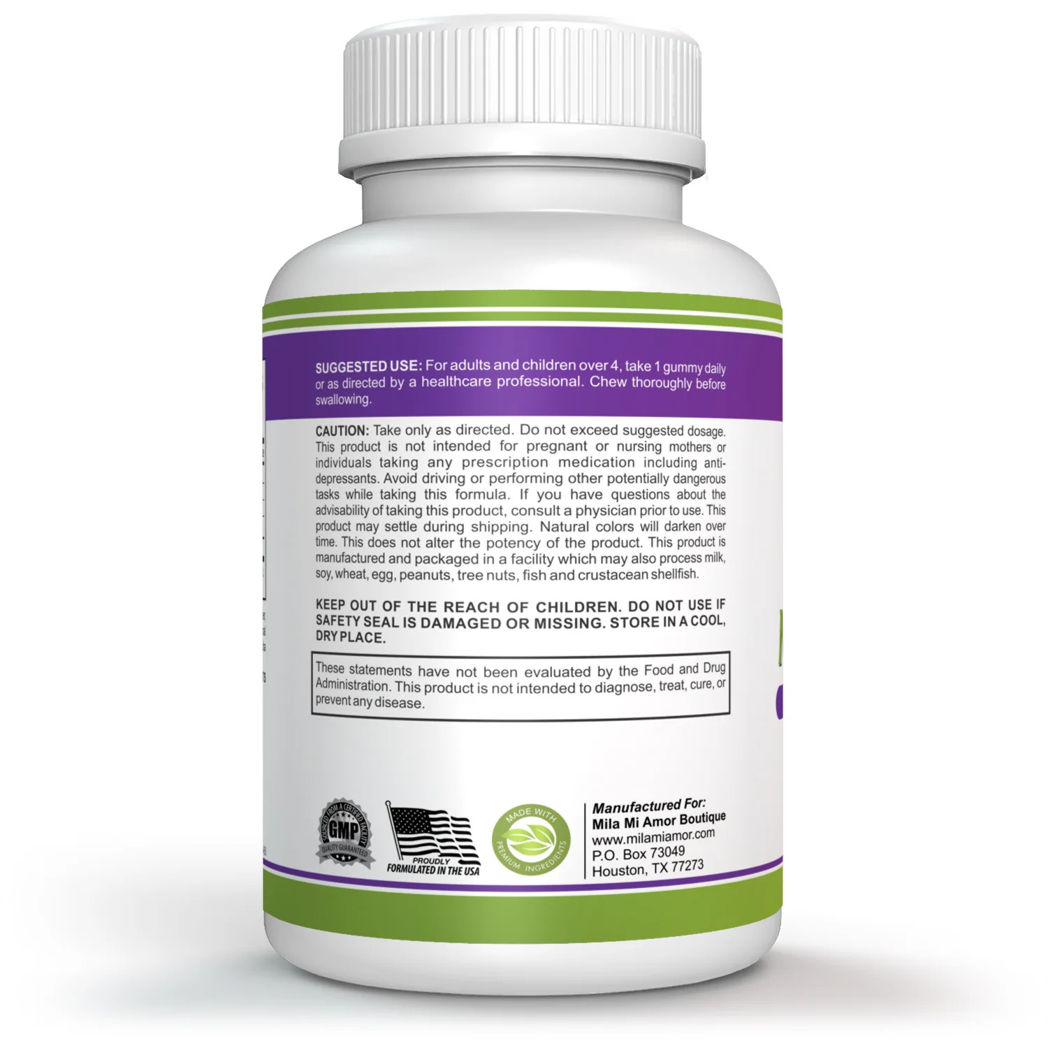 Melatonin Gummies for Children | 1 mg Melatonin per serving | 60 Gummies