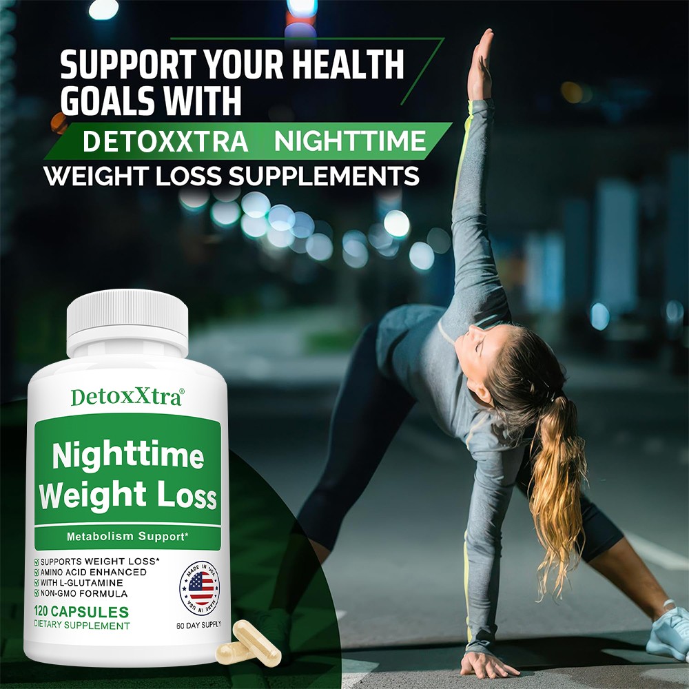 Nighttime Weight Mangment Caps – Metabolism & Fat Burning Support 30/60/120 Caps