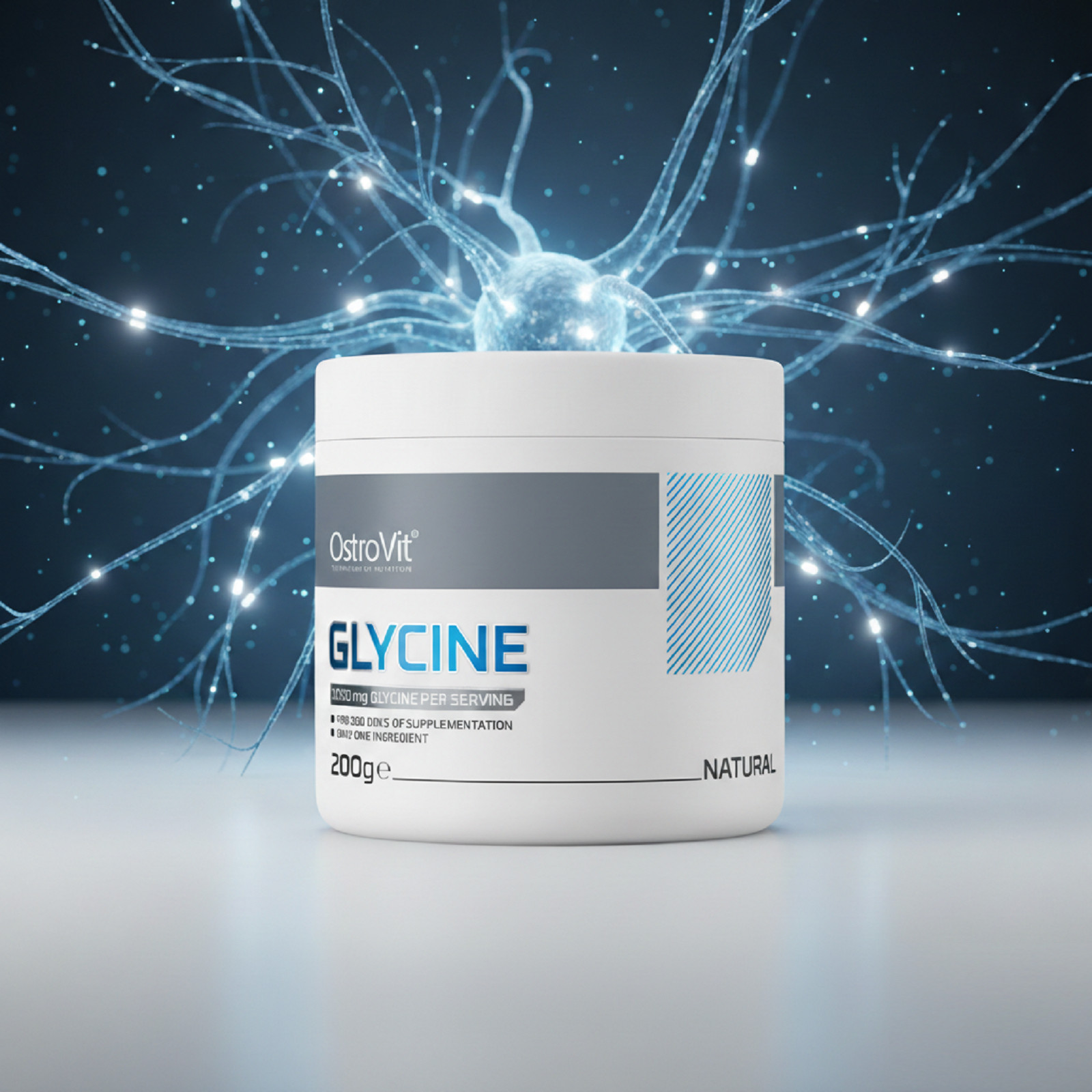 GLYCINE – 200g – Recovery Collagen production Better sleep quality Regeneration