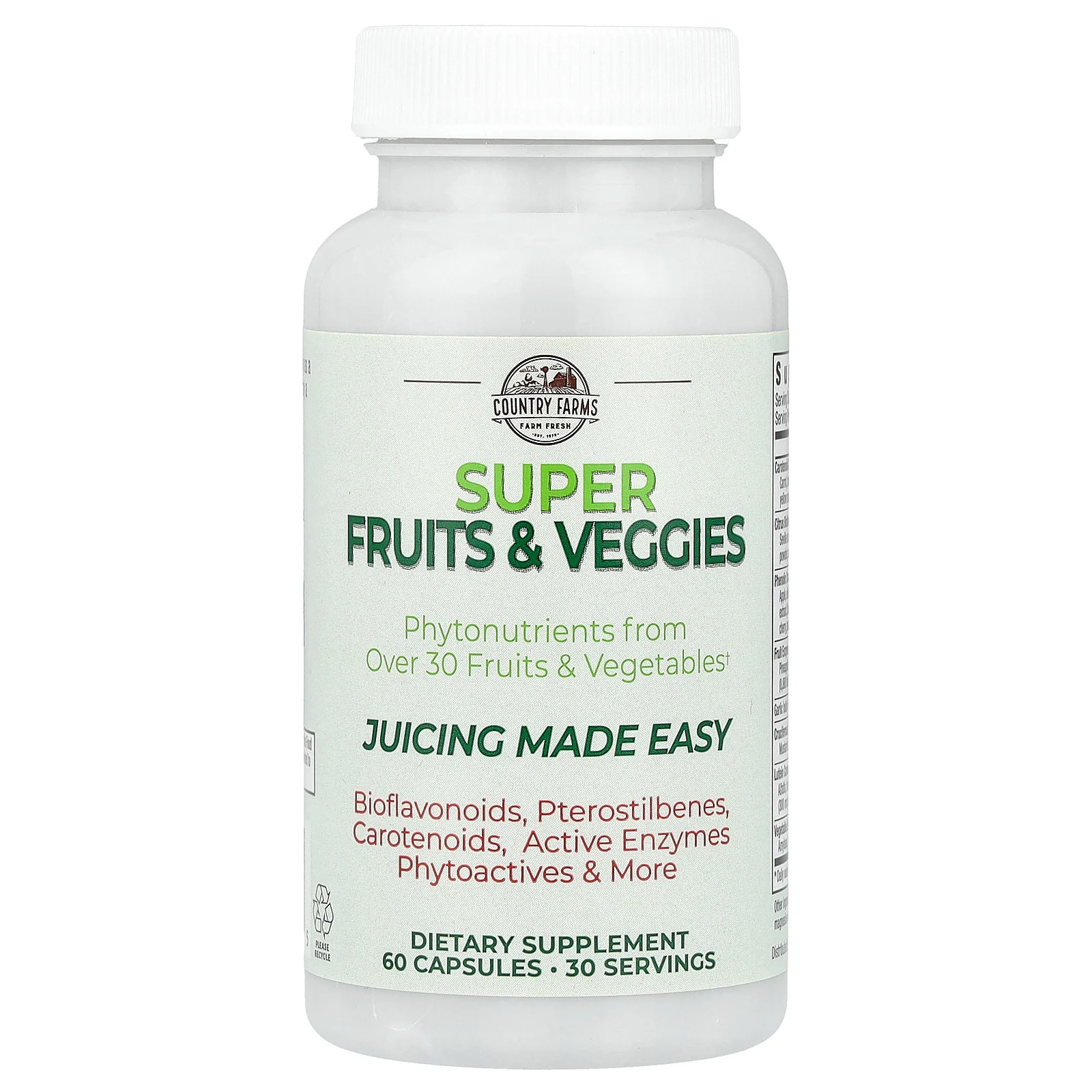 Super Fruits & Veggies, 60 Capsules