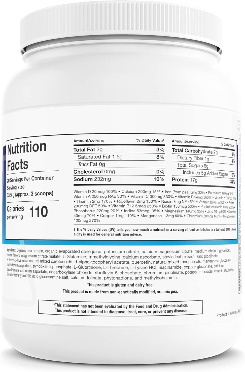Biotics Research – NutriClear – Unflavored (24oz)