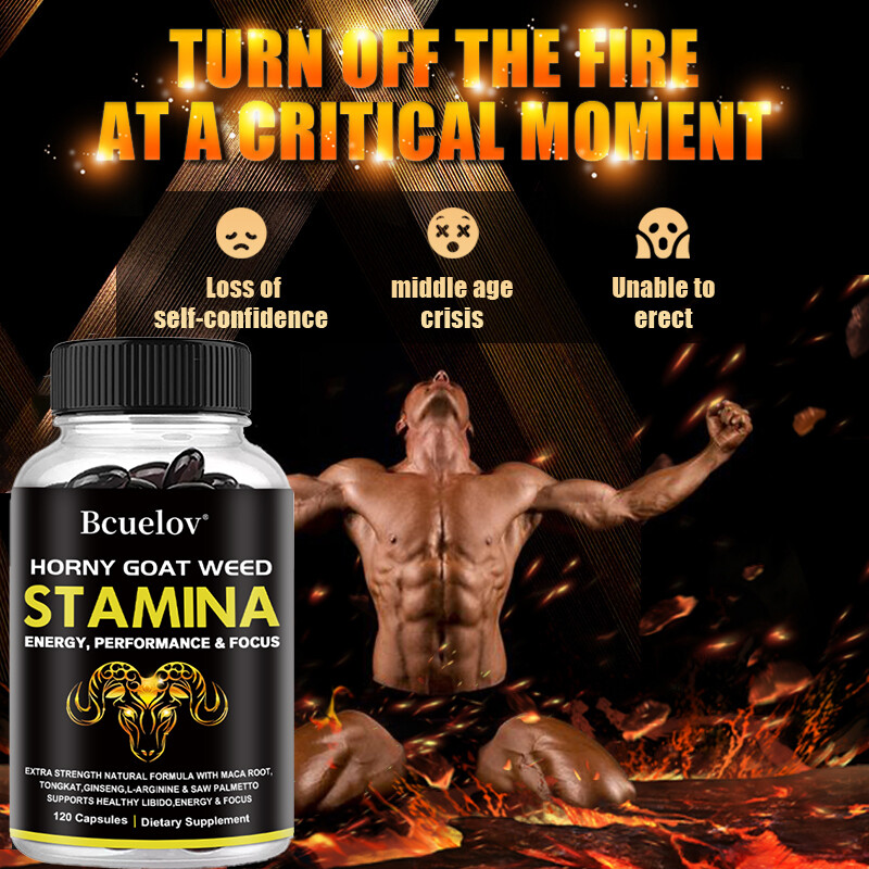 Muscle Health Supplements Improve Endurance Boost Energy Focus 120 Capsules US
