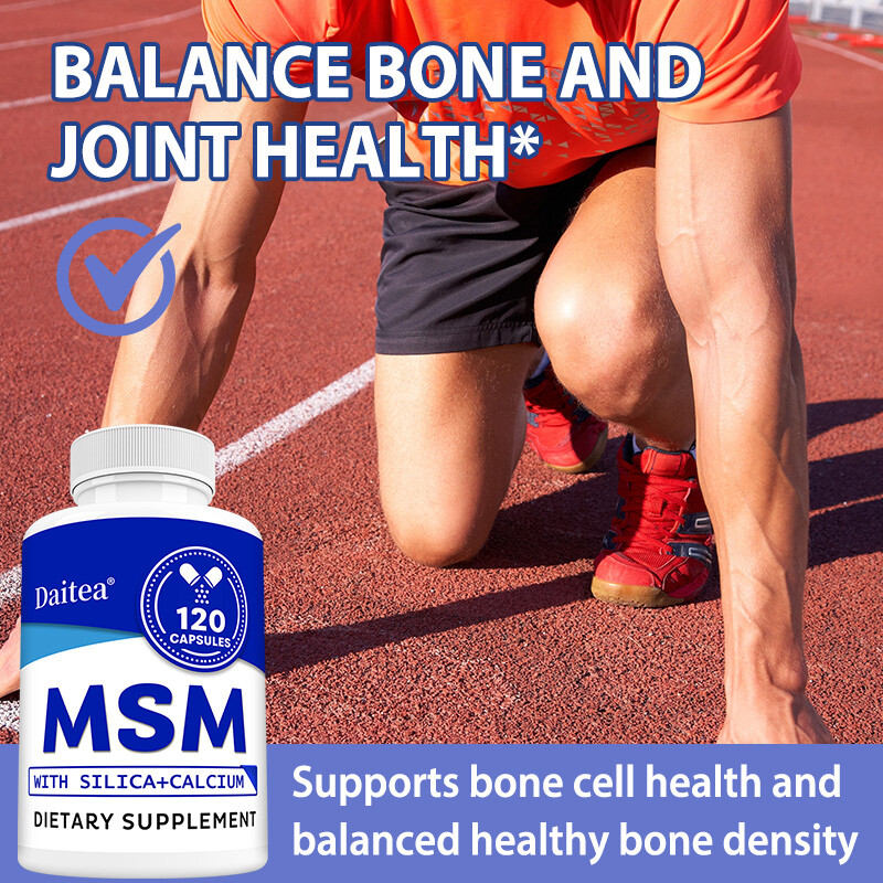 Msm With Silica + Calcium – Supports Hair Growth, Joint Health And Immunity