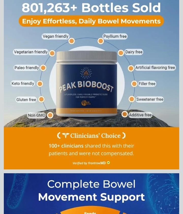 Peak BioBoost Prebiotic Fiber Supplement Flavorless NEW 8.75oz 10/2026