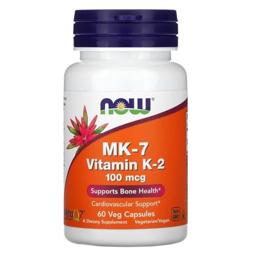 Vitamin K-2 (MK7) Veg Capsules, 100 mcg, 60 Count, Pack of 2