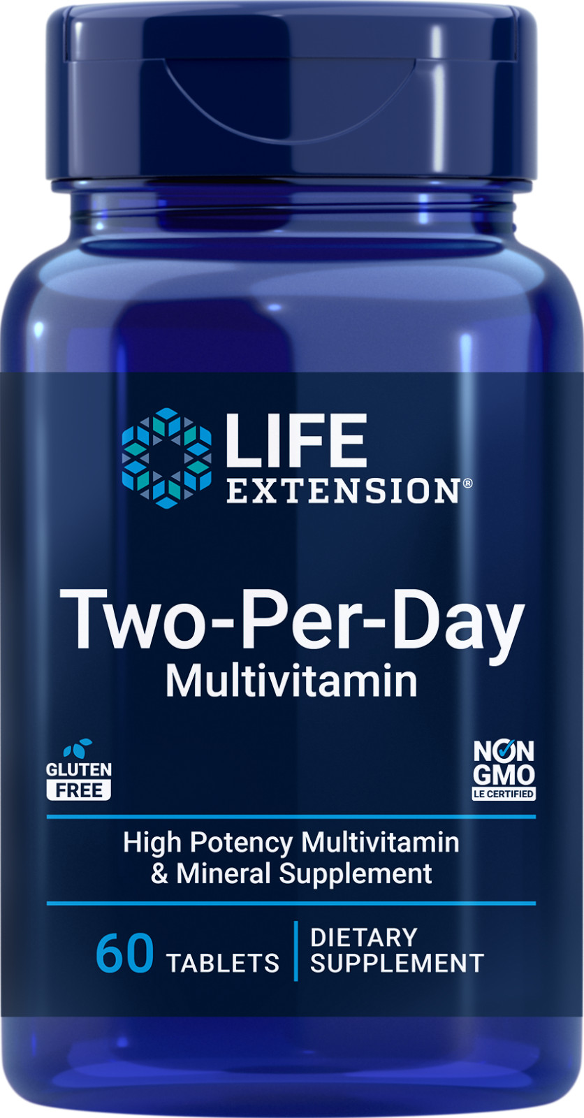 LIFE EXTENSION TWO PER DAY 60 Tabs
