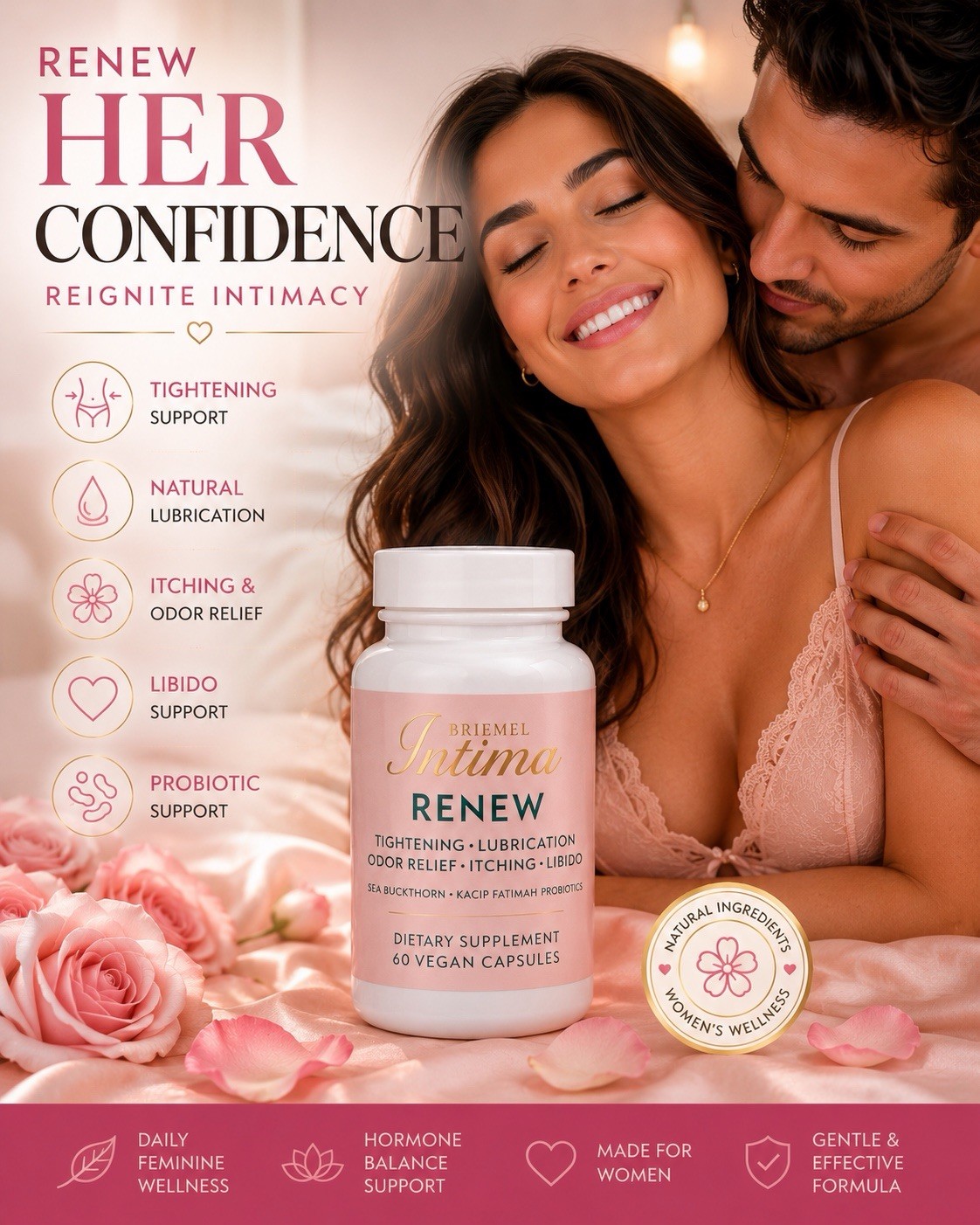 Women’s Feminine Wellness Capsules & Gel| Lubrication, Odor Support, Probiotics
