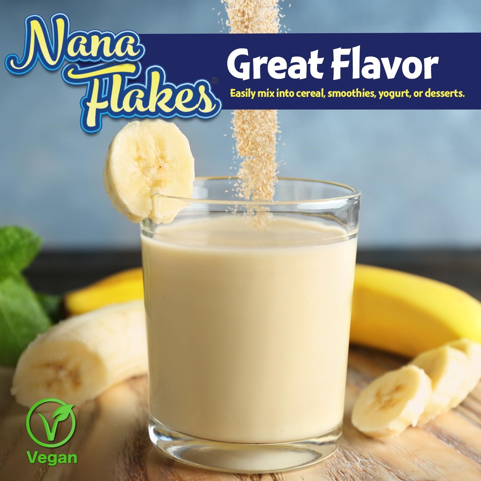 Nana Flakes 100% Dried Banana Natural Remedy 2 Lbs.138 Servings