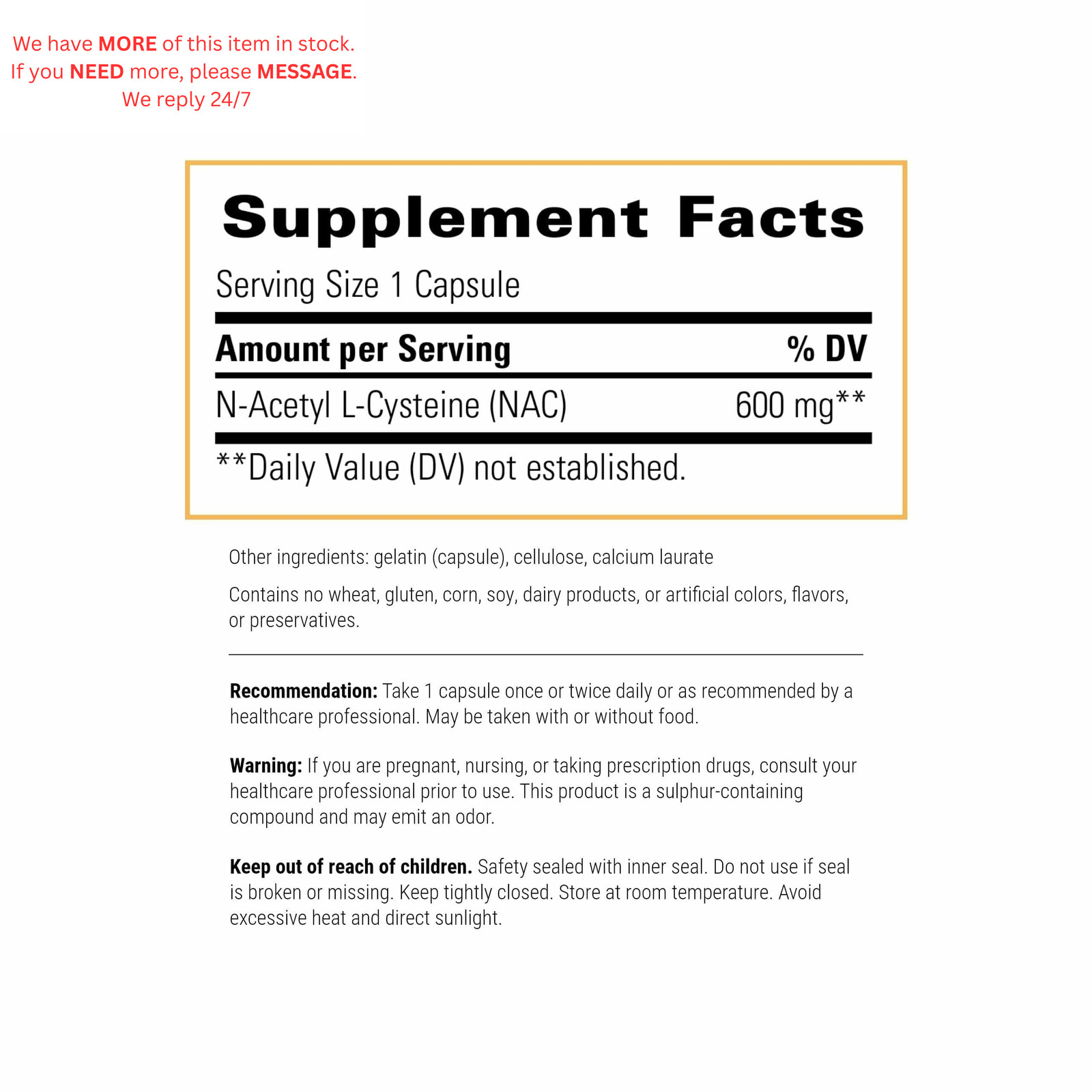 Integrative Therapeutics NAC – Antioxidant Support 60 Count (Pack of 1)