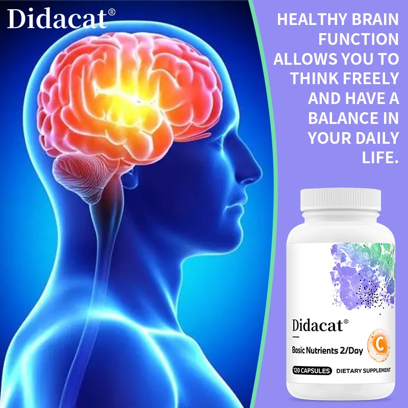 Multivitamin Daily | All-in-One for Immune, Skin & Energy, 30/60/120 Capsules