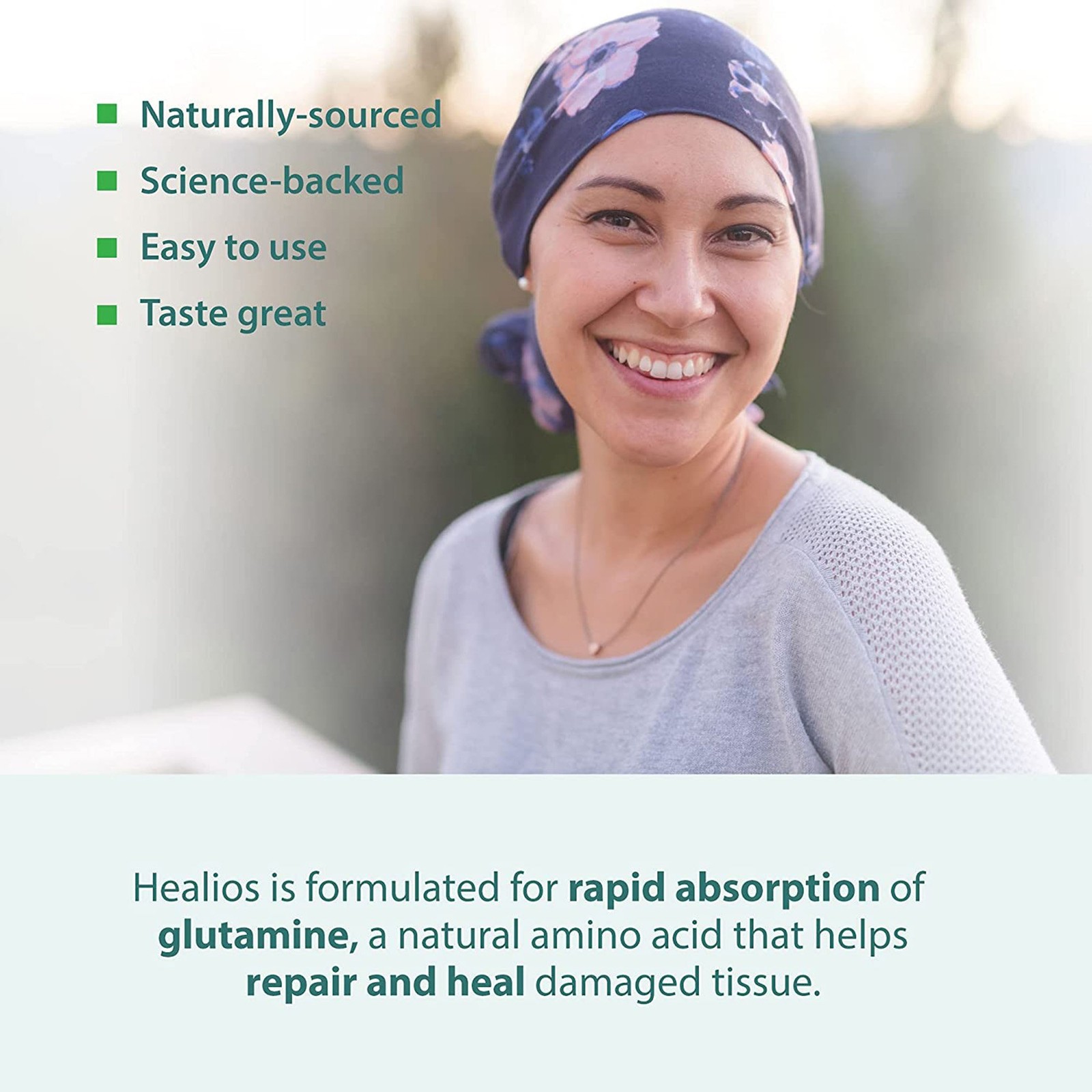 Healios Oral Health Supplement Powder for Mouth Sores & Mucositis – Unflavored
