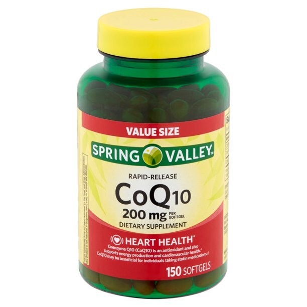 NEW Spring Health Spring Valley CoQ10 Rapid Release Softgels, 200mg, 150 Count
